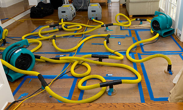 Professional Water Extraction technician working in Wingett Run, OH